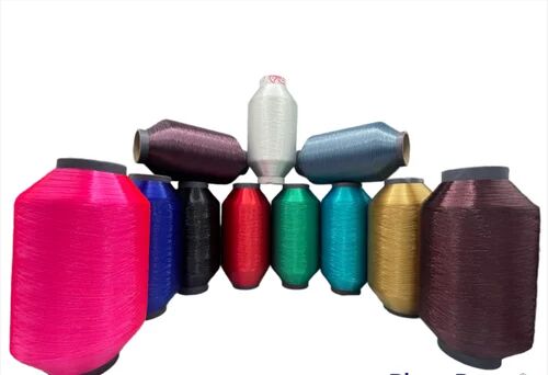 Colored Polyester Yarn, Pattern : Dyed