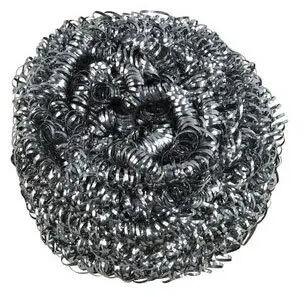 Round Stainless Steel Cleaning Scrubber