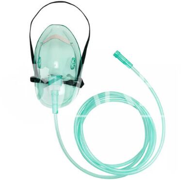 PVC Oxygen Mask, Size : 12*7cm