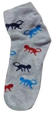 Mens Printed Ankle Socks