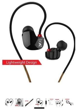 Boat Earphone, Color : Custom Black White