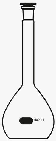 Glass Volumetric Flask, Packaging Type : 2 pieces