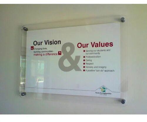 Rectangular Acrylic Sandwich Board