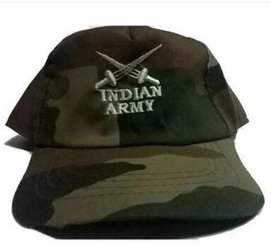 Thread Cotton Indian Army Cap, Gender : Unisex