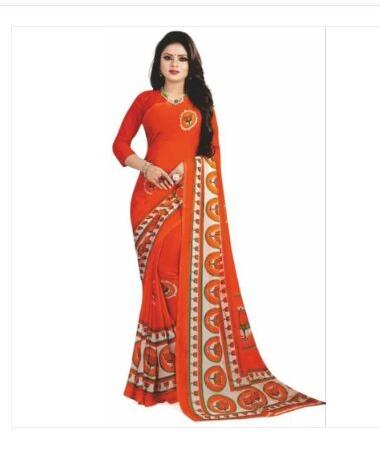 Cotton Promotional Printed Saree, Occasion : Casual Wear