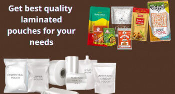 Plastic Printed Laminated Pouch, Feature : Consumable Packaging