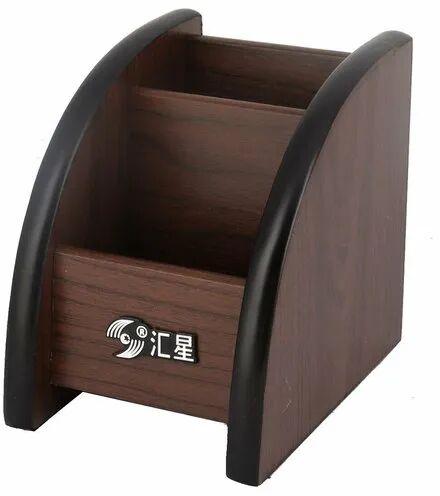 MDF Wood Mobile Holder, Color : Brown