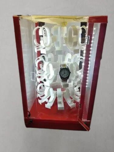 Acrylic Rotating Watch Stand, For Office