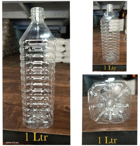 1 Litre Empty Mineral Water Bottle, Color : Transparent