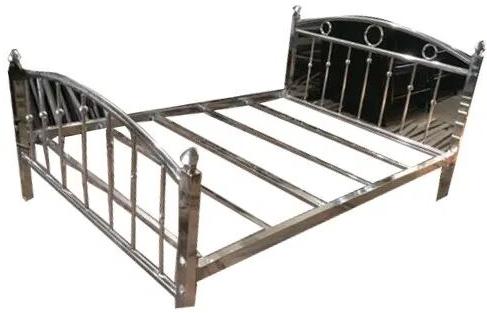 Rectangular Stainless Steel Double Bed