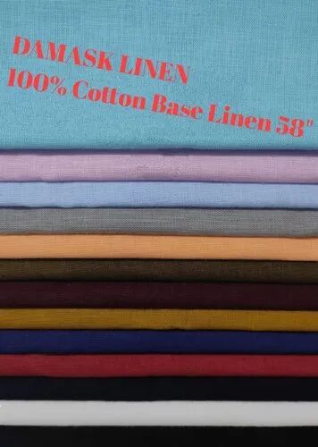 Linen Fabric, Width : 58-60 Inches