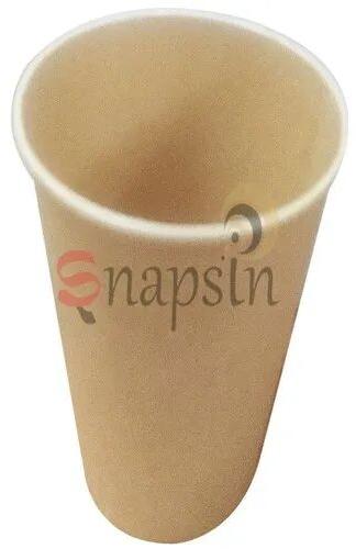 Plain Kraft Paper Glass