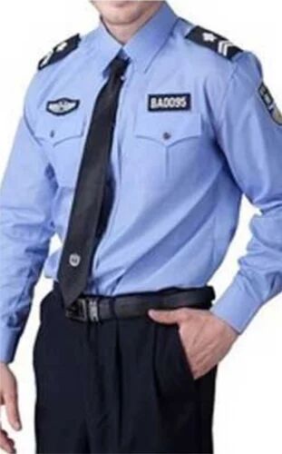 Poly Cotton Men Security Uniform, Size : S-XXL