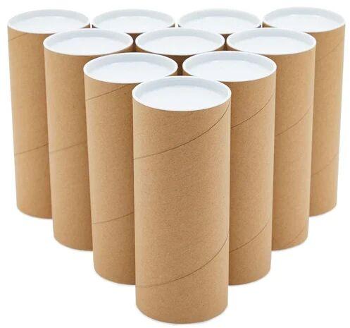 White Kraft Paper Mailing Tube, Packaging Type : Bundle