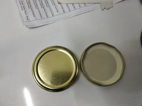 Aluminum Jar Lid, Color : Golden Black