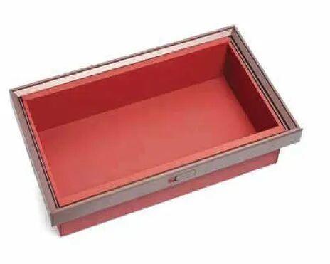 Leather Basket, Size : 564 X 465 X 76 Mm