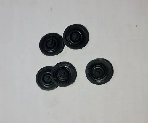 Round Rubber Diaphragm, Color : Black