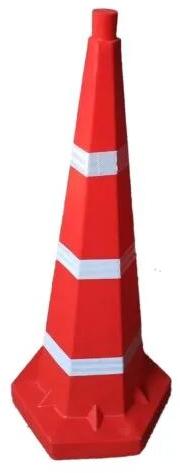 PVC Traffic Cone, Color : Orange White