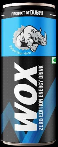 Wox Energy Drink Zero Edition, Certification : FSSAI