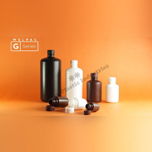 HDPE Leakproof Plastic Bottle, For Laboratory, Pharmaceutical,  Demineralised Water, Reagents, Vaccines