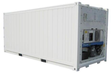 20 GP Used Refrigerated Shipping Container, Storage Capacity : 30-40ton