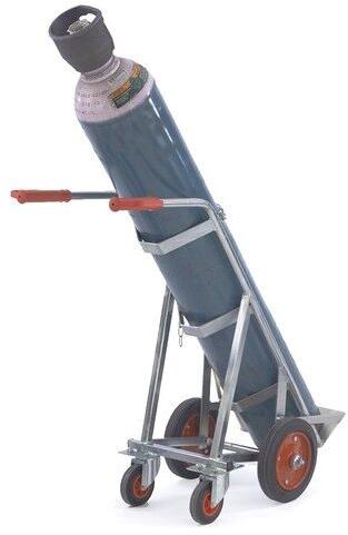 Mild Steel Industrial Cylinder Cart