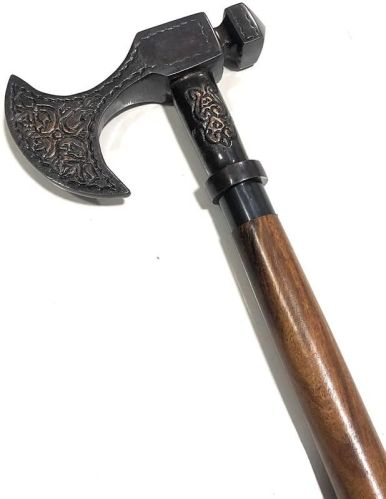 Natural Wood Brass Handle Walking Stick, Feature : Light Weight, High Quality, High Performance, Foldable