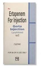 Ertapenem Injection, Brand Name : Gerta