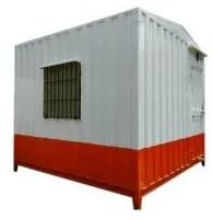 MS Portable Security Guard Cabin, Size : 8x4x4 Feet