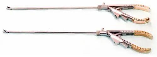 Stainless Steel Laparoscopic Needle Holder, For Veterinary Purpose