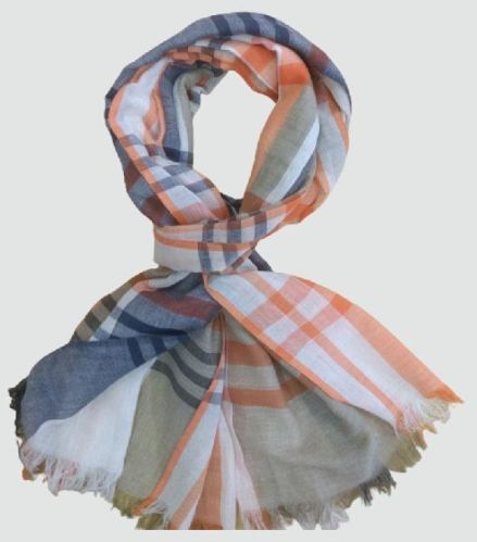 Plain Fine Cotton Scarf, Style : Modern