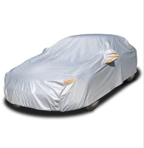 Plain Polyester Car Cover, Color : Grey