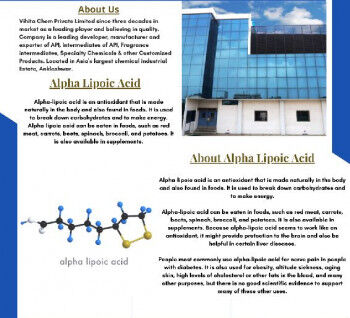 Alpha Lipoic Acid, Purity : 99.9%