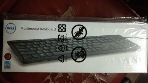 Dell Multimedia Keyboard, Color : Black