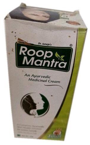 Roop Mantra Ayurvedic Medicinal Cream, Packaging Size : 30gm