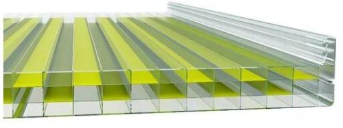 Multicolor Triple Wall Polycarbonate Sheet