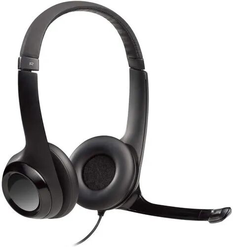 Wired Headset, Color : Black