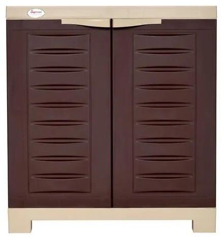 Supreme Plastic Cupboard, Color : Brown