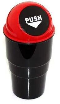 Plastic Car Dustbin, Color : Black