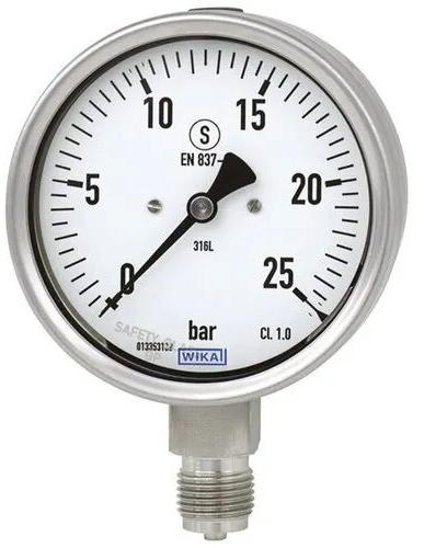 Stainless Steel Pressure Gauge, Packaging Type : Box