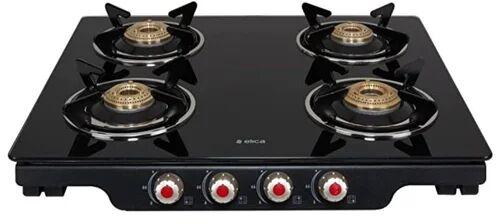 Glass 4 Burner Gas Stove