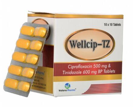 Ciprofloxacin and Tinidazole Tablets