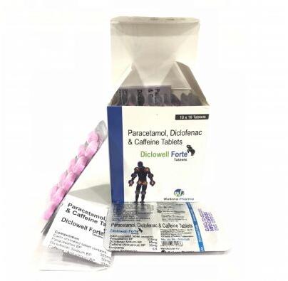 Paracetamol Diclofenac Caffeine Tablet