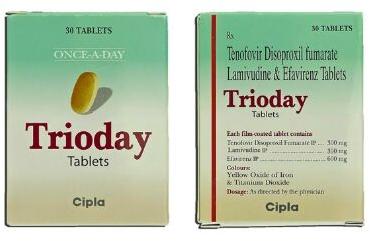 Tenofovir Lamivudine and Efavirenz Tablets