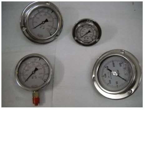 Glycerin Filled Pressure Gauge, Dial Size : 2.5 Inch / 63 Mm