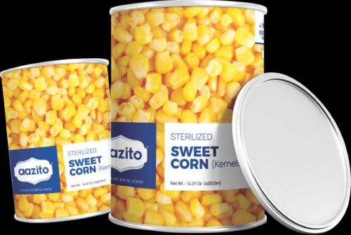 AAZITO Natural Canned Sweet Corn Kernels, For Cooking, Ready To Eat, Feature : Non Harmful