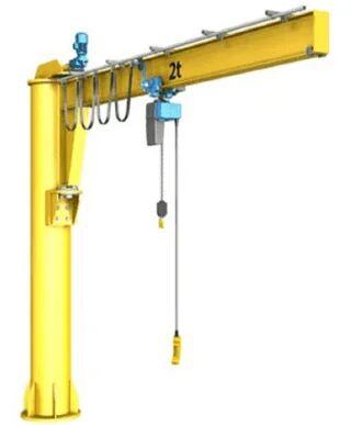 Floor Mounted Jib Crane, Power Source : Electric