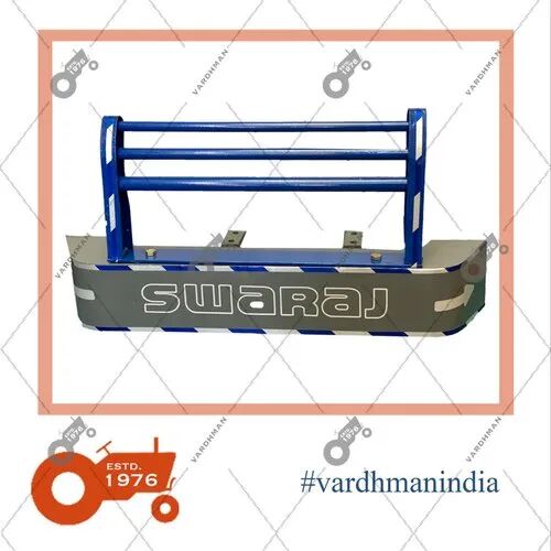 Mild Steel Swaraj Tractor Front Bumper, Color : Grey Blue