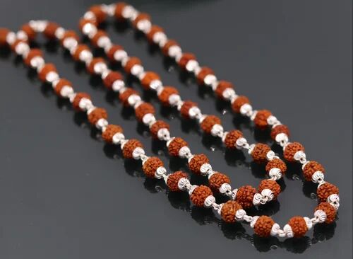 Silver Rudraksha Mala, Gender : Unisex
