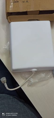 White Square Plastic 9 DBI Patch Panel Antenna, For Domestic Use, Size : 5inch